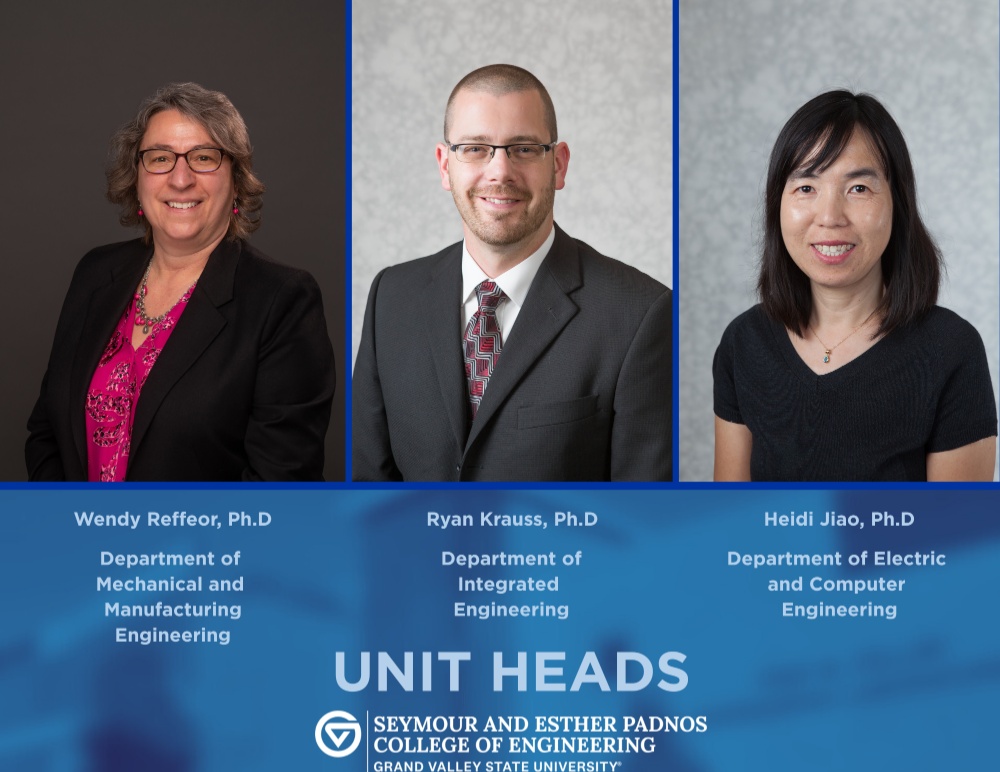 The Padnos College of Engineering announces new Unit Heads under new structure